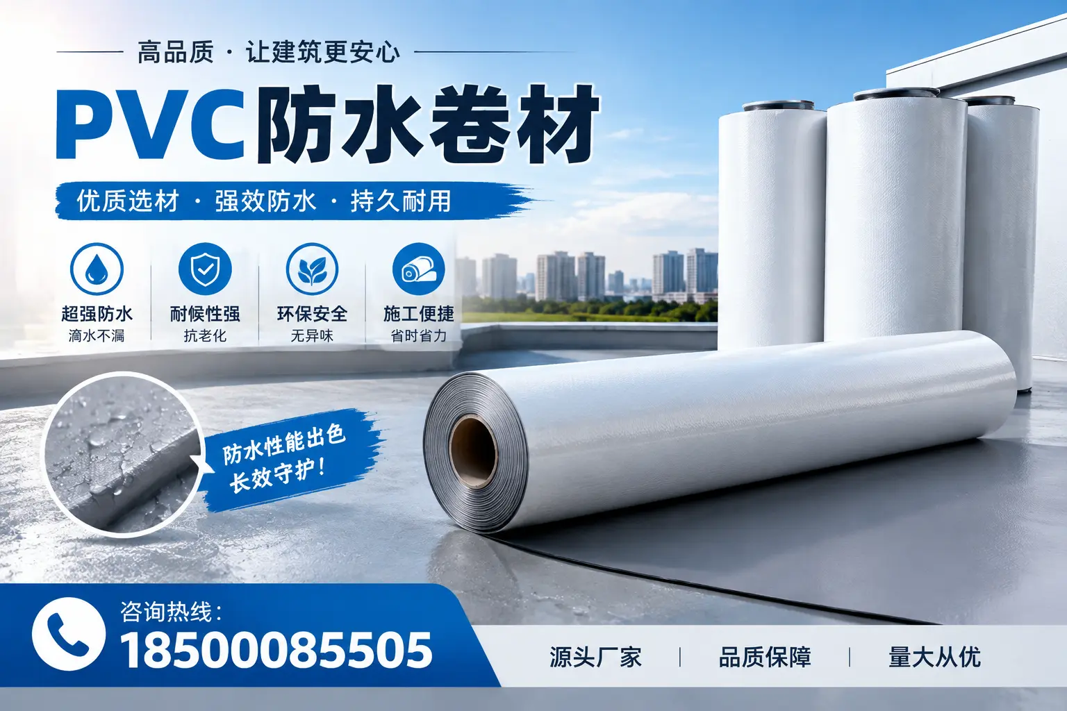 PVC防水卷材施工过程详解，确保在宝鸡顺利完成项目